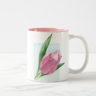 Caneca De Café Em Dois Tons Tulip Mug Rosa