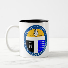 Caneca De Café Em Dois Tons Tulsa, Oklahoma
