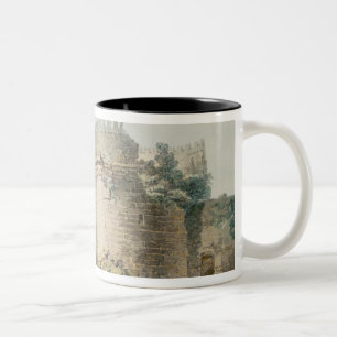 Caneca De Café Em Dois Tons Túmulo de Cecilia Metella, Roma