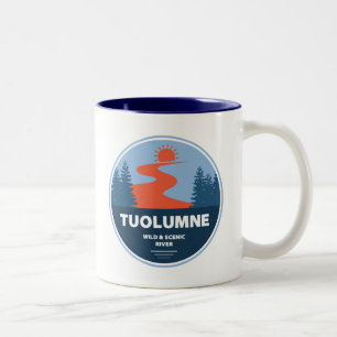 Caneca De Café Em Dois Tons Tuolumne Wild E Scenic River California