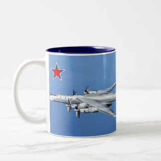Caneca De Café Em Dois Tons Tupolev 95 "Bear" Bomber Mug