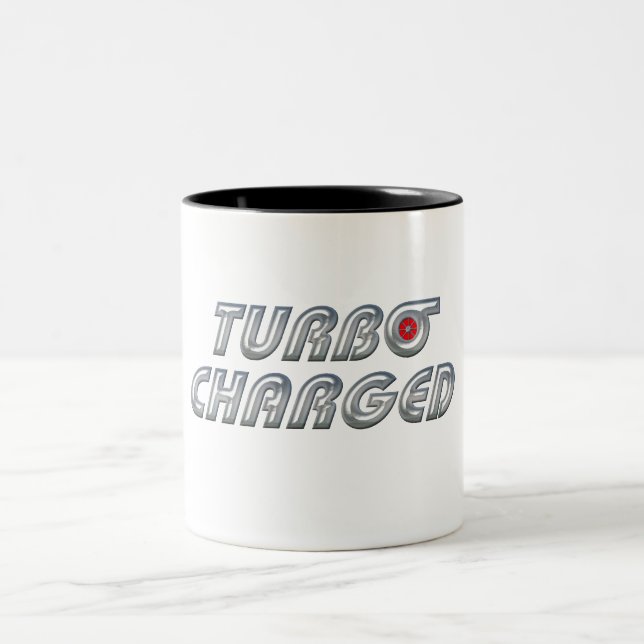 Caneca De Café Em Dois Tons Turbo carregou (Centro)