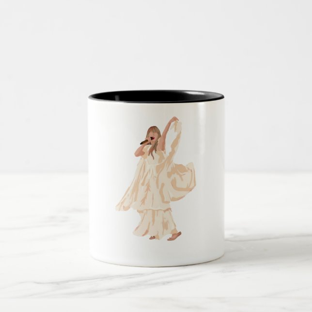 Caneca De Café Em Dois Tons turistadotaylorswift (Centro)