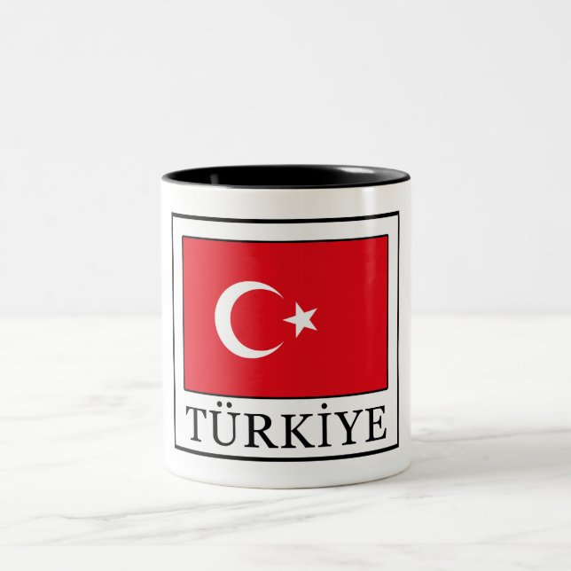 Caneca De Café Em Dois Tons Türkiye (Centro)
