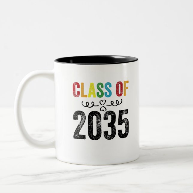 Caneca De Café Em Dois Tons Turma De 2035 (Esquerda)