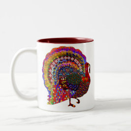 Caneca De Café Em Dois Tons Turquia Jeweled