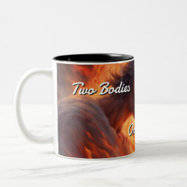 Caneca De Café Em Dois Tons Twin Flames 002