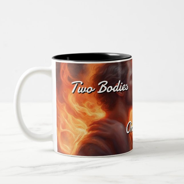 Caneca De Café Em Dois Tons Twin Flames 010 (Esquerda)