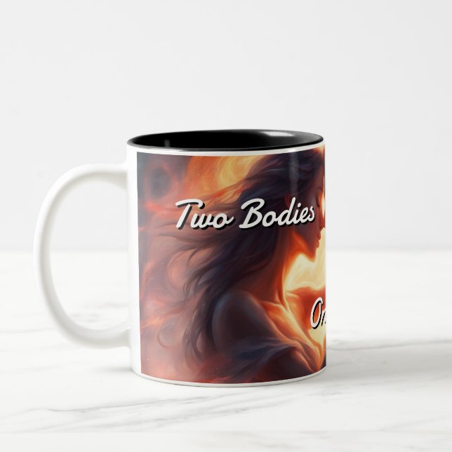 Caneca De Café Em Dois Tons Twin Flames 013 (Esquerda)