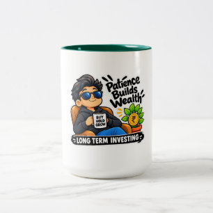 Caneca De Café Em Dois Tons Two Tone Investor Cup Investidor Legal