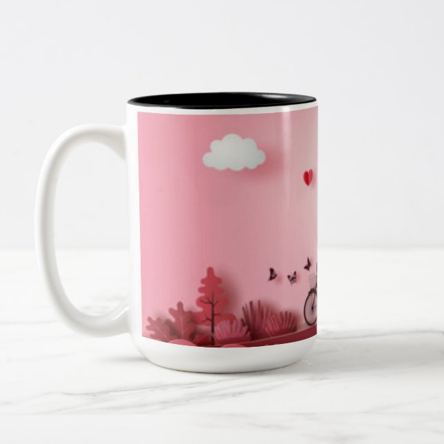 Caneca De Café Em Dois Tons Two-Tone Mug (Esquerda)