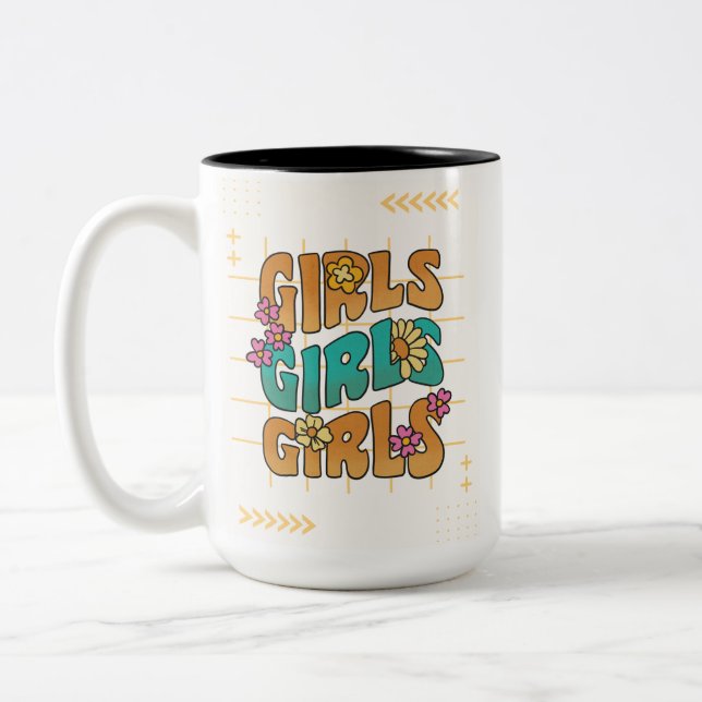 Caneca De Café Em Dois Tons Two-Tone Mug, 15 oz (Esquerda)