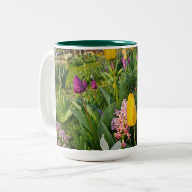Caneca De Café Em Dois Tons Two-tone Mug 15 oz (Frente Esquerda)