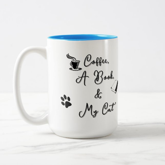 Caneca De Café Em Dois Tons Two-tone Mug 15 oz (sky blue) (Esquerda)