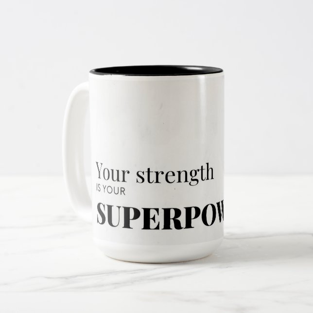 Caneca De Café Em Dois Tons two toned Mug (Frente Esquerda)