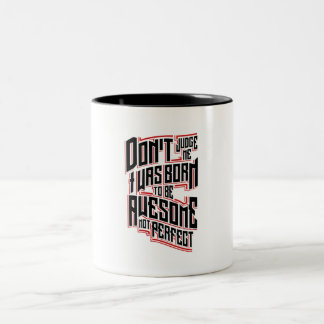 Caneca De Café Em Dois Tons Typografie-Spruch