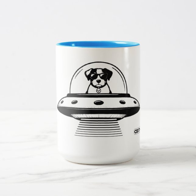 CANECA DE CAFÉ EM DOIS TONS UFO PETS (Centro)