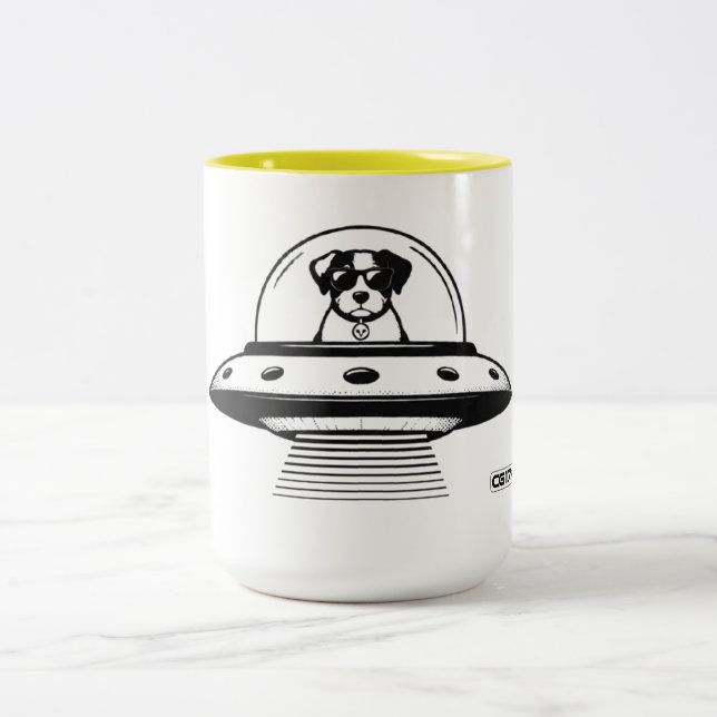 CANECA DE CAFÉ EM DOIS TONS UFO PETS (Centro)