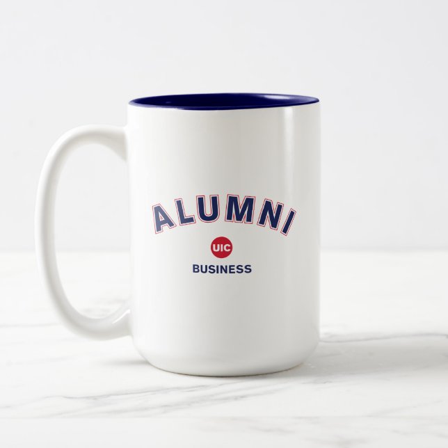 Caneca De Café Em Dois Tons UIC Business Alumni (Esquerda)
