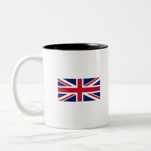 Caneca De Café Em Dois Tons Uk Flag-Reino Unido-England-Union Jack