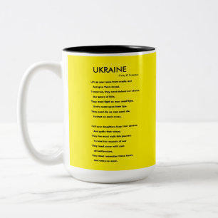 Caneca De Café Em Dois Tons UKRAINE Mug