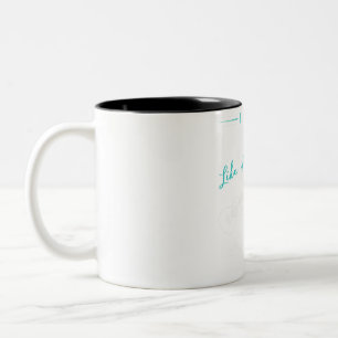 Caneca De Café Em Dois Tons Ukulele Maestro: Continue com a minha Hilarious Vi