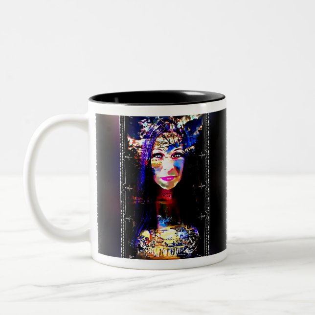 Caneca De Café Em Dois Tons Última ceia por TRP (Esquerda)
