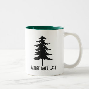 Caneca De Café Em Dois Tons Último Bats Natureza