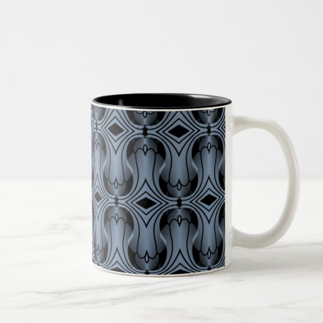 Caneca De Café Em Dois Tons Ultramod Art Deco Mug, Pergueiro (Direita)