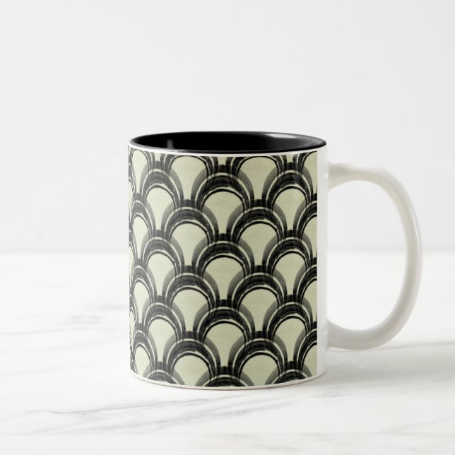 Caneca De Café Em Dois Tons Ultramodern Glamor Mug, Marfim (Direita)