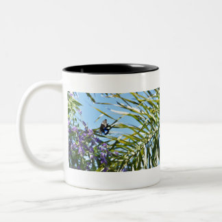 Caneca De Café Em Dois Tons Ulysses borboleta em voo na Austrália