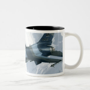Caneca De Café Em Dois Tons Um agente F-16