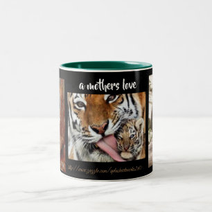 Caneca De Café Em Dois Tons "Um Amor Mães"
