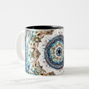 Caneca De Café Em Dois Tons Um anel de fogo (versão luminosa)