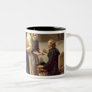 Caneca De Café Em Dois Tons Um brinde ao casal contratado