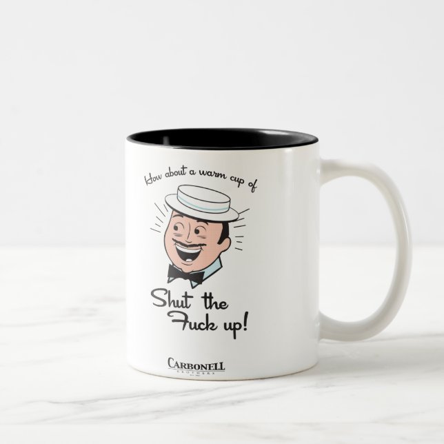 Caneca De Café Em Dois Tons Um copo morno (Direita)