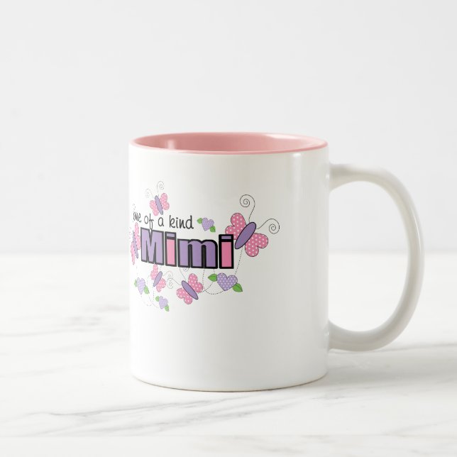 Caneca De Café Em Dois Tons Um de um Mimi amável (Direita)