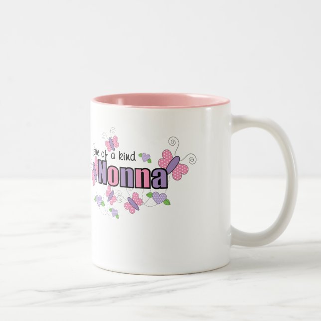 Caneca De Café Em Dois Tons Um de um Nonna amável (Direita)