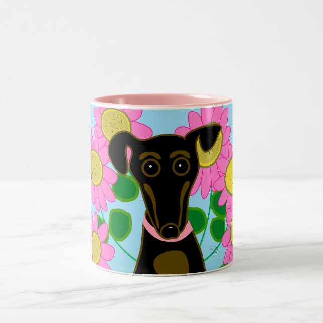 Caneca De Café Em Dois Tons Um dia jazzístico (Centro)