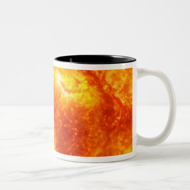 Caneca De Café Em Dois Tons Um exoplaneta gigante do gás (Direita)