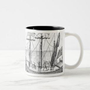 Caneca De Café Em Dois Tons Um "Guarda espanhol Costa