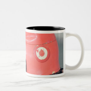 Caneca De Café Em Dois Tons Um inkwell ou um pote do tabaco