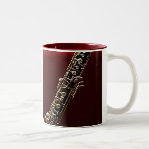 Caneca De Café Em Dois Tons Um instrumento musical