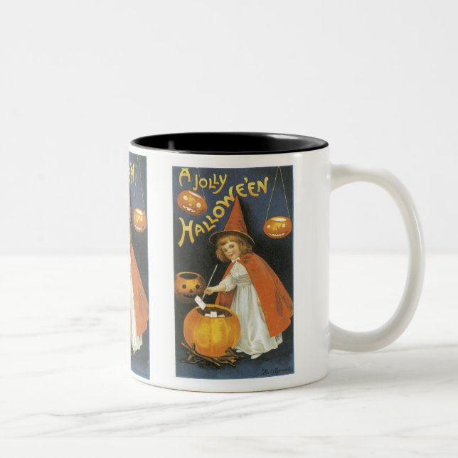 Caneca De Café Em Dois Tons Um Jolley Halloween (Direita)