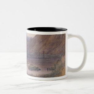 Caneca De Café Em Dois Tons Um lago mountain, Noruega, c.1827