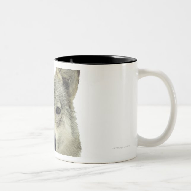 Caneca De Café Em Dois Tons Um lobo (Direita)