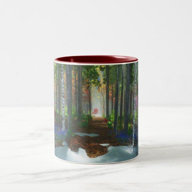 Caneca De Café Em Dois Tons Um longo dia de caminhada (Centro)