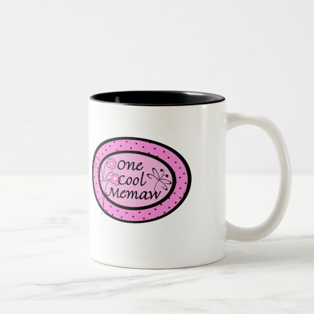 Caneca De Café Em Dois Tons Um Memaw legal (Direita)