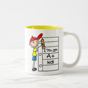 Caneca De Café Em Dois Tons Um Menino A Mais