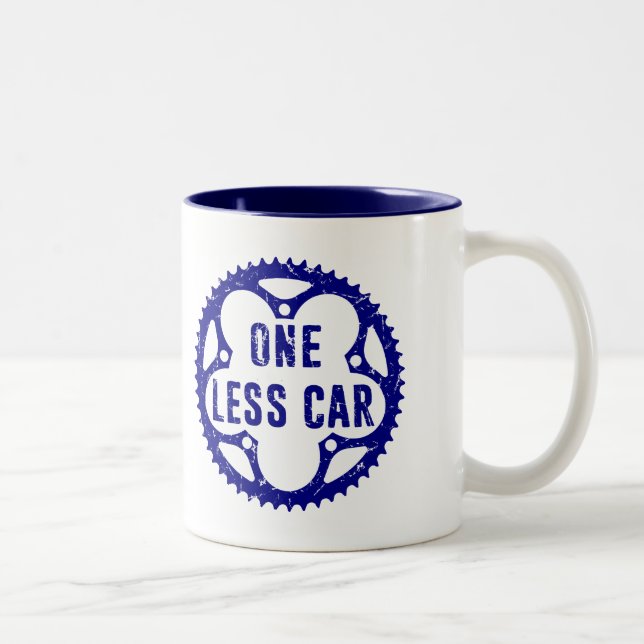 Caneca De Café Em Dois Tons Um Menor Carro (Direita)